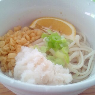 冷やしぶっかけうどん☆あのチェーン店の味を再現！